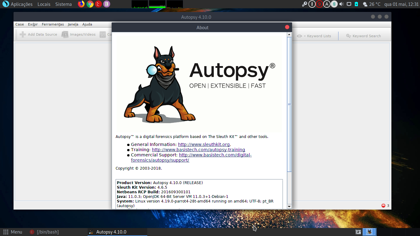 Parrot OS 4.6 - Kernel 4.19 - Java 11 OpenJDK